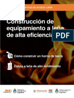 Construcción de Equipamiento A Leña de Alta Eficiencia