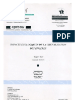 Impacts Écologiques de La Chenalisation Des Rivières