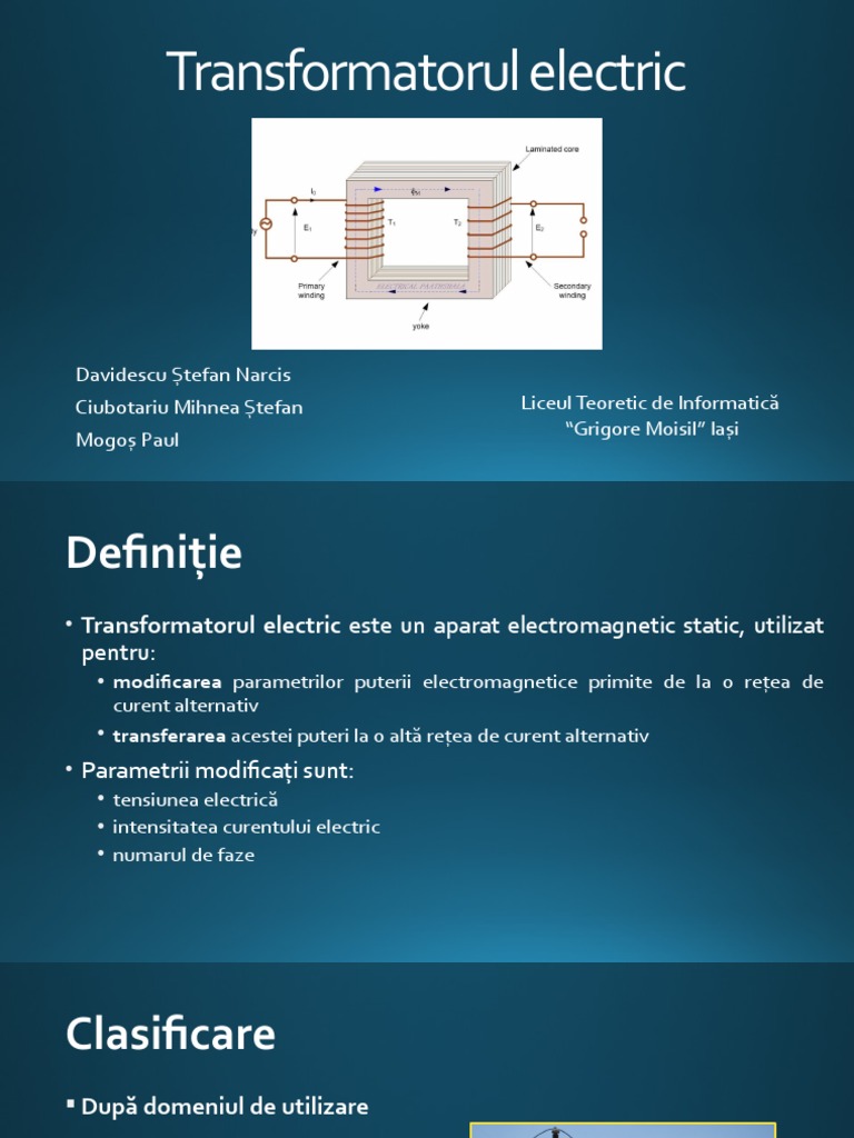Transformatorul Electric | PDF