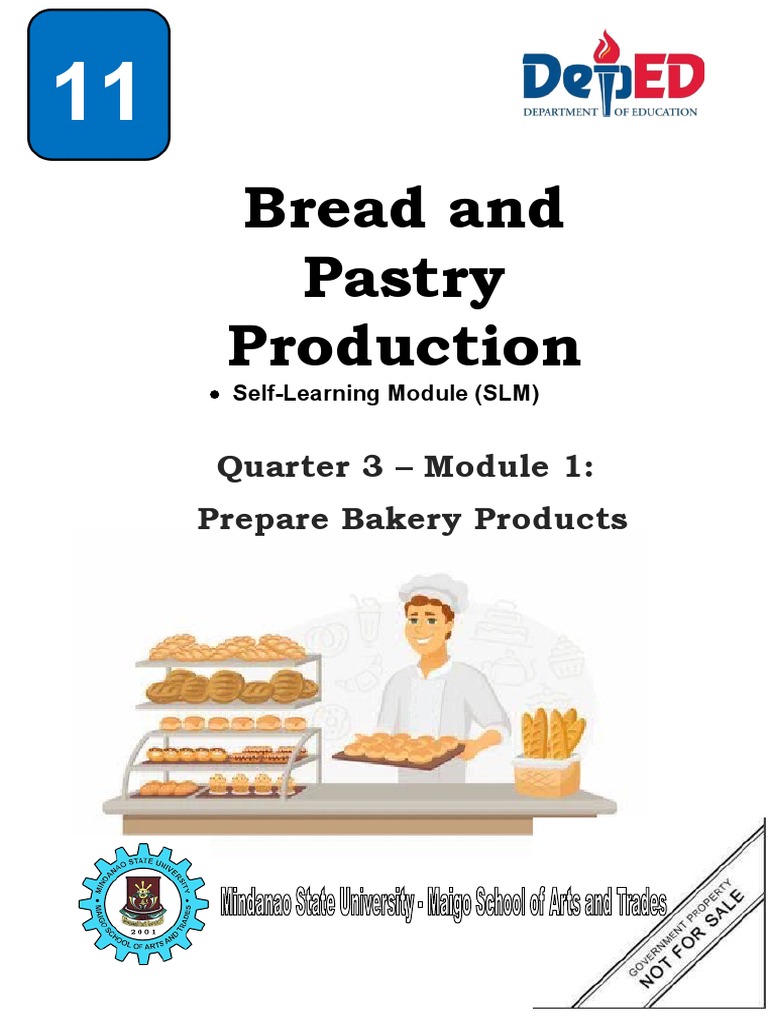 Q1M1 Grade11TvlBreadPastrySlm2 PDF Flour Breads