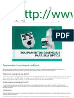 Equipamentos Essenciais para Sua Óptica - Martinato