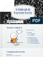 UNIDAD II La Comunicación Escrita Actualizado 020522