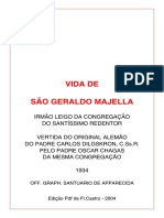 Vida de São Geraldo Geraldo -Irmão Leigo Da Congregação D. Redentor