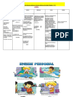 Calendario de Tareas Primera Semana Del Mes de Abril Kinder 5 Años A