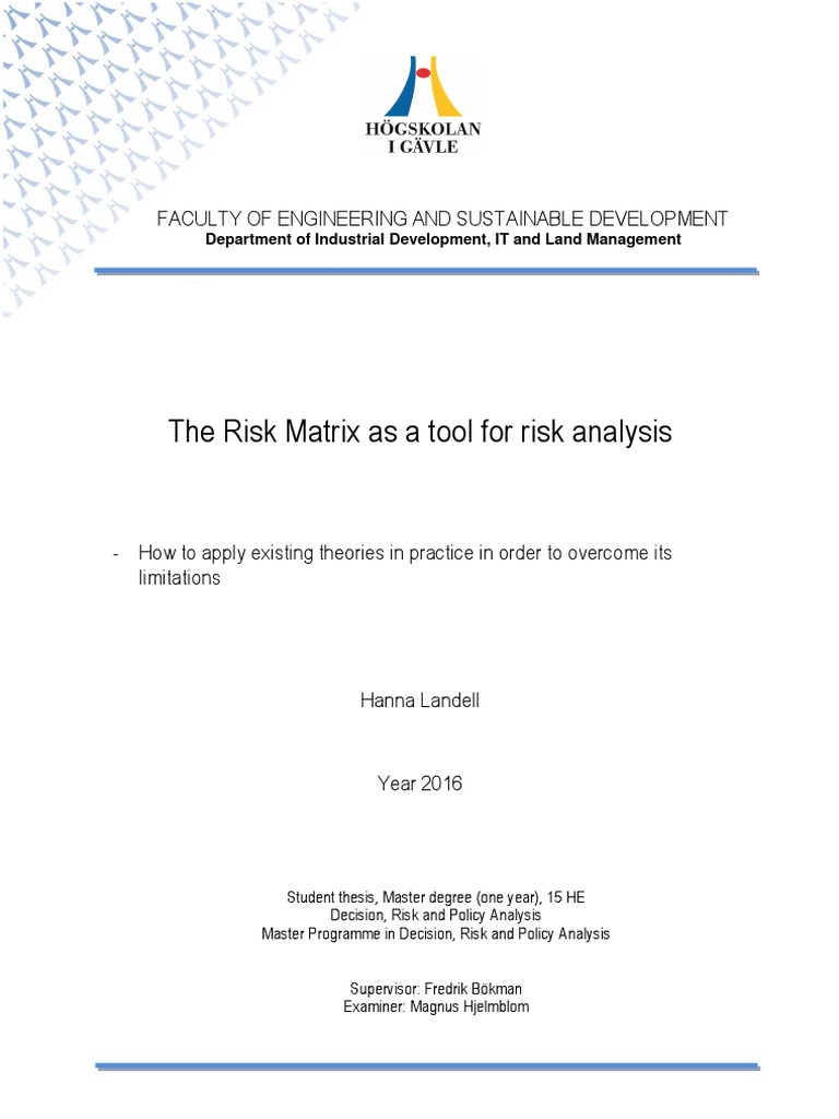 Enhancing Risk Matrix for Analysis | PDF | Risk | Risk Management