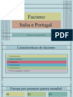 Características do fascismo na Itália e Portugal