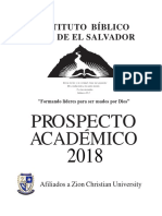 Prospecto Academico IBS 2018