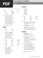 Unit 1a Unit 2a (1) : Answer Key