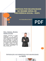 RODRIGO - AULA 23, 29, 30, 31 e 32 - 14.04, 07.05, 12.05, 14.05 e 19.05.20 - Benefícios Por Incapacidade - 2020 - Completa