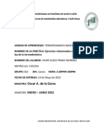 Ejercicios Relacionados Con La Segunda Ley de La Termodinámica