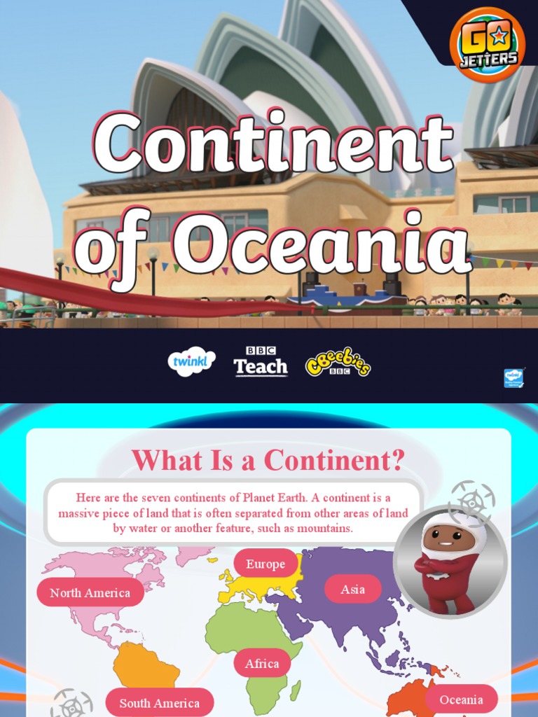 T G 649 Cbeebies Go Jetters Continent of Oceania Powerpoint - Ver - 12 ...