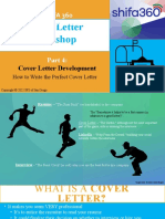 Cover Letter Workshop: SHIFA 360 Resume Workshop Series