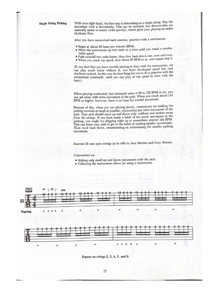Single String Picking PDF