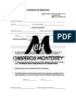 Contrato de Servicios Chisperos Monterrey