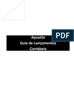 Contabilidade - Guia de Lançamentos Contabeis - Plano de Contas