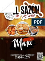 MENU EL SASON DE KARLA