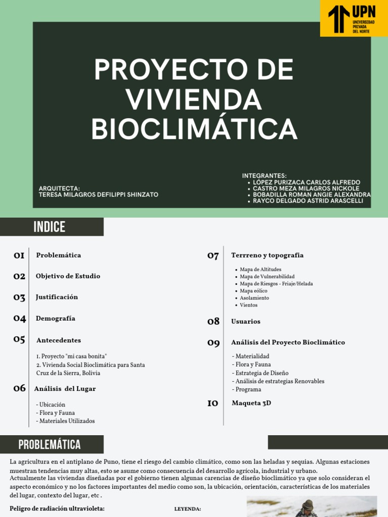 Vivienda Bioclimática en Puno | PDF | Agua | Aislamiento térmico