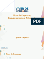 Tipos de Empresa, Enquadramento e Tributação