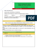 Plan de Clase 1er Grado Matematicas