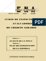 Curso Inspectores Avaluadores Credito Agrario