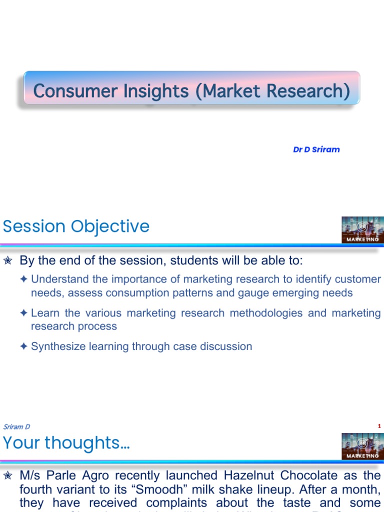Analysis of Consumer Insights for Parle Agro's Hazelnut Chocolate ...