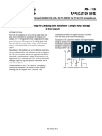 AN-1106 Application Note: An Improved Topology For Creating Split Rails From A Single Input Voltage