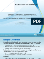 Representação Numérica de Ponto Flutuante