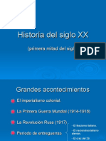 Historia Primera Mitad Del Siglo XX