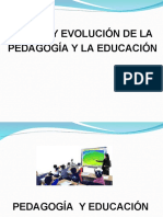 1 - Origen y Evolución Del Término Pedagogía - Psicología y Educación.