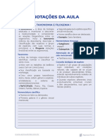 BIO - AN - Classificação Dos Seres - Sistemática, Taxonomia e Filogenia I