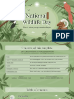 National Wildlife Day by Slidesgo