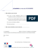 Ma Declaration D'activité Mensuelle