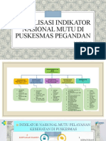 Sosialisasi Indikator Nasional Mutu Di Puskesmas Pegandan Ayu