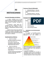 TEORIAS MOTIVACIONAIS - RESUMO.pdf _ Passei Direto