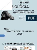 Semana 2 Biologia PPT Seres Vivos y Biodiversidad Taxonomia