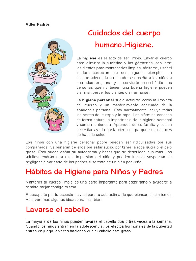 Los Cuidados Del Cuerpo