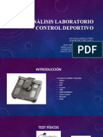 Análisis Laboratorio Control Deportivo