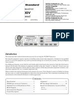 VHF FM Transceiver: Vertex Standard Co., Ltd. Vertex Standard