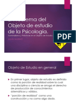 El Problema Del Objeto de Estudio de La Psicología de Julián Marino