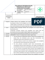 SOP Penyampaian Informasi Hasil Peningkatan Mutu Dan Layanan Klinis Dan Keselamatan Pasien