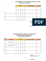 Absensi Kehdiran Pembina Dan Pemateri Pramuka Wajib