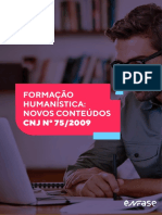 Formação Humanística Novos Conteúdos CNJ #752009 - Vax