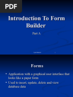 Introduction To Form Builder