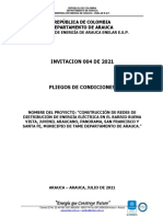 Construcción de redes eléctricas en barrios de Tame, Arauca