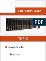 Mengelola Daftar Pustaka