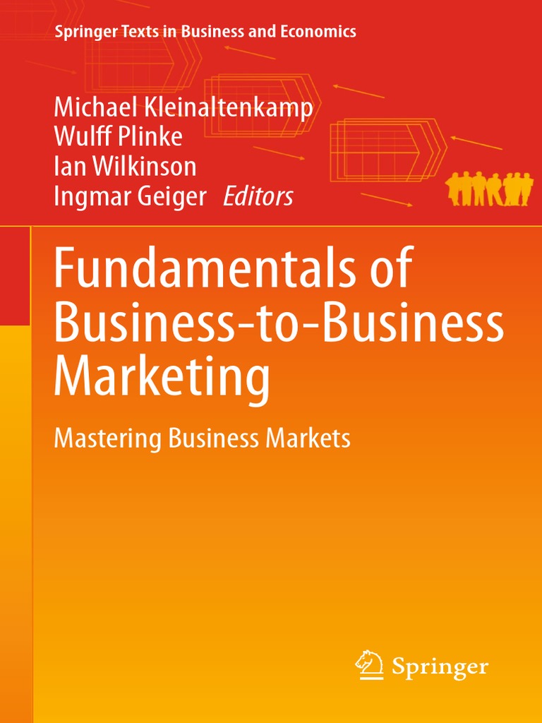 Fundamentals of business to business marketing pdf rationality