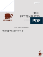 Coffee Abstract PowerPoint Templates Widescreen