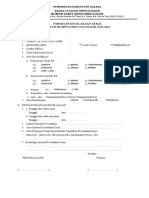 Formulir Kecelakaan Kerja RSBG