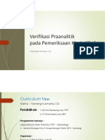 Verifikasi Praanalitik