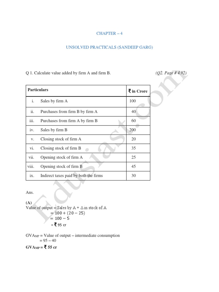 Sandeep garg macroeconomics class 12 solutions chapter 4 pdf